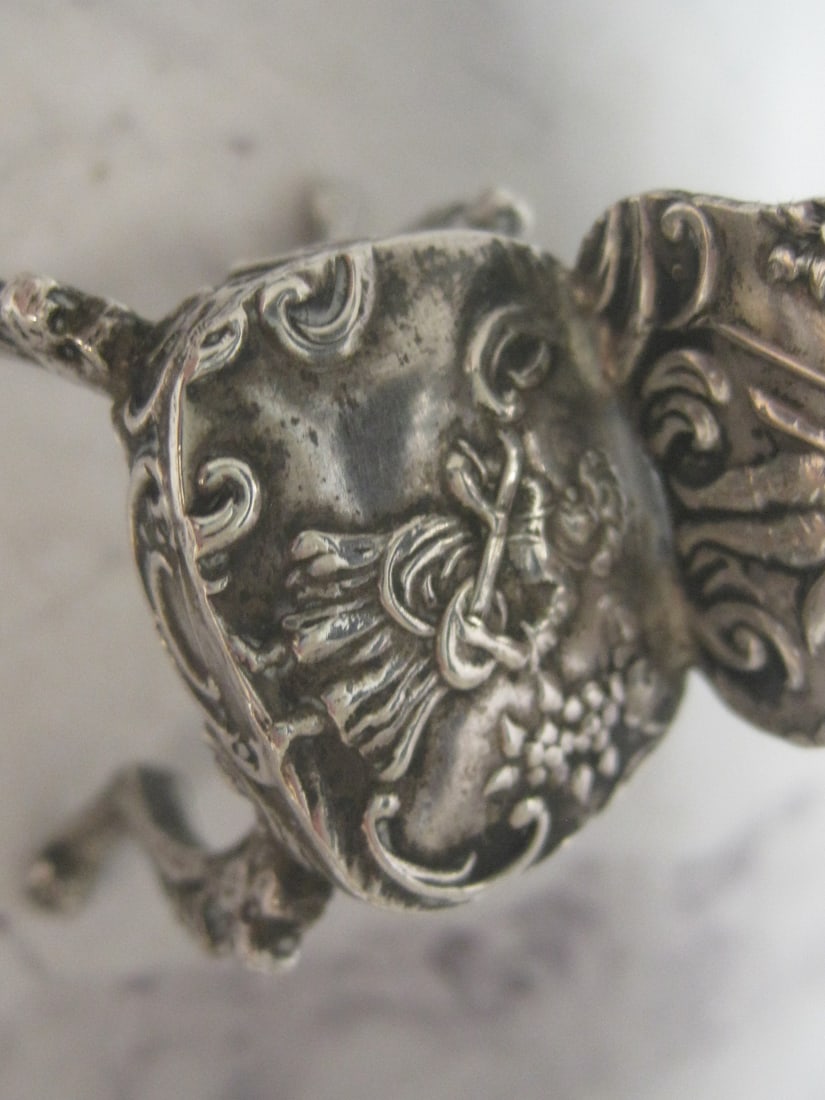 .800 Silver Antique Victorian Chair - 3