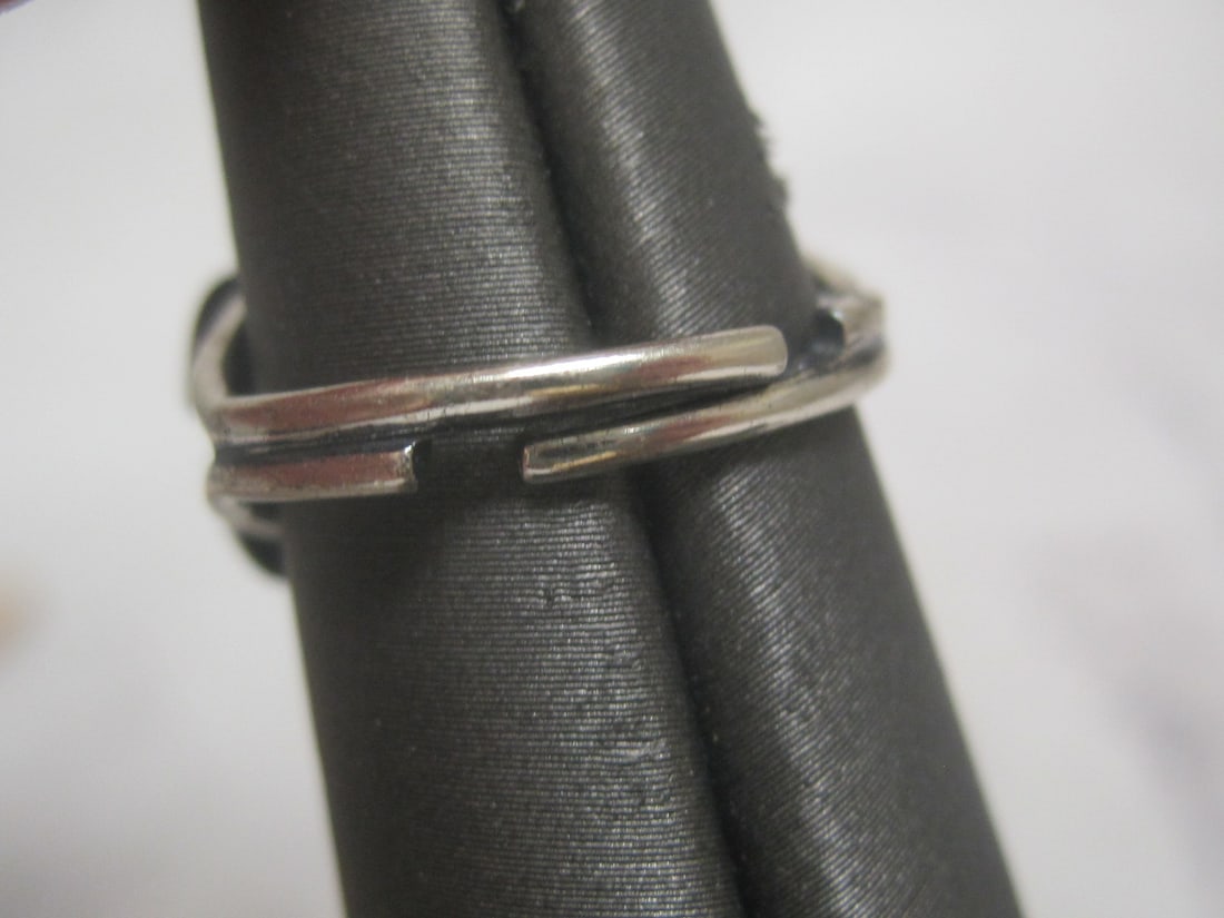 Sterling Silver Vintage Beau Dogwood Flower Ring - 3