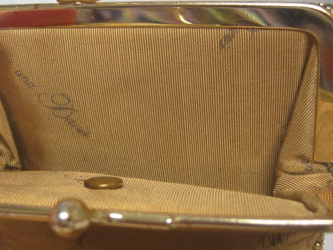 1950's Whiting & Davis Metal Mesh Ladies Purse - 4