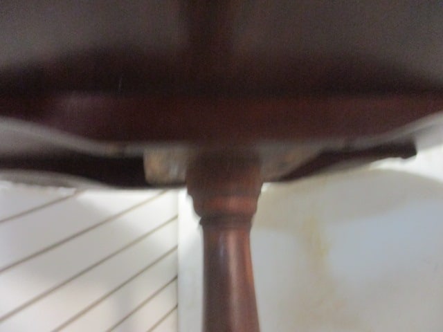 Antique Mahogany Tilt-Top Table, Cabriole Legs with Ball/Claw Feet - 8