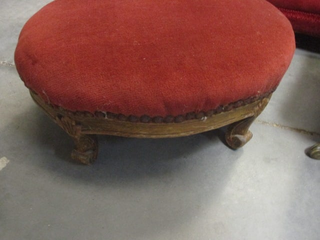 Chaise Lounge for Dolls with 2 Ottomans - 4