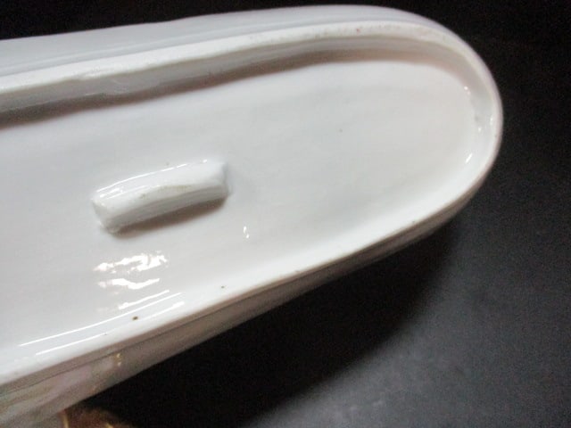 Oval Royal Austria Gilt-Edged Floral Dish, Oval Ornate Porcelain/Gilt Floral Dish and Porcelain/G... - 8