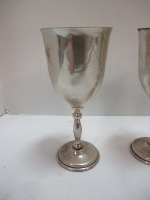 Set of 4 Platerdo Mexican Silver-Plated Cups - 2