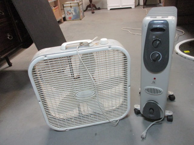Lasko Box Fan, Pelonis Electric Heater (1 of 11)