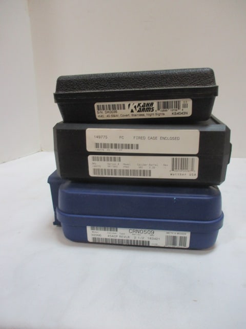 3 Handgun Storage Carriers - Empty - 8