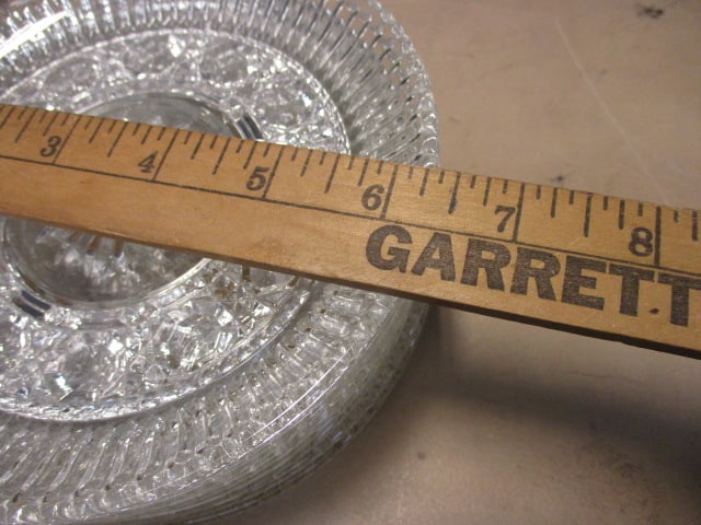 17 Piece Glassware Set-Serving Plates, 8 Small Plates, 5 Bowls, 2 Cups - 9