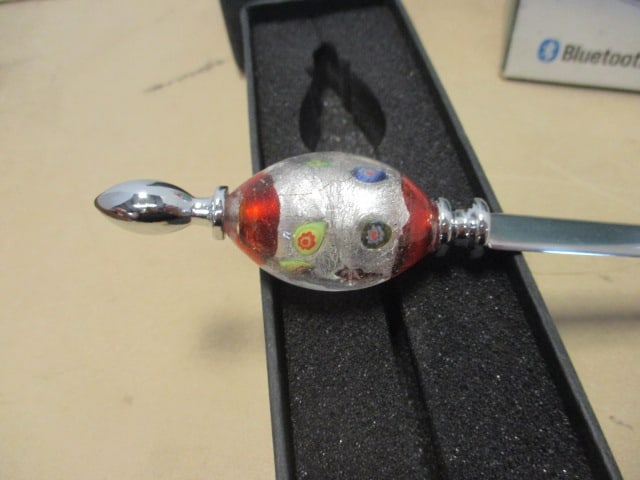 Two's Company Murano Letter Opener and JBL Clip 3 Bluetooth - 3