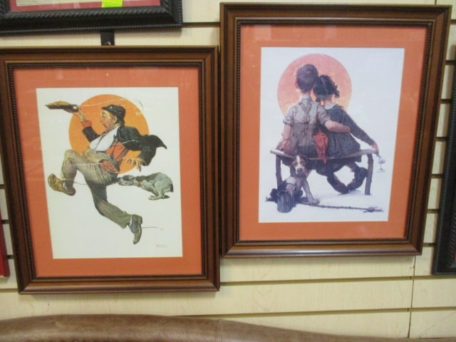 Two Framed and Matted Norman Rockwell Prints (1 of 9)