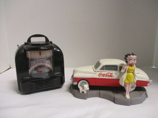 2000 Limited Edition "Coca-Cola Betty Boop" Car Box and Suntone AM/FM Juke Box Radio (1 of 11)