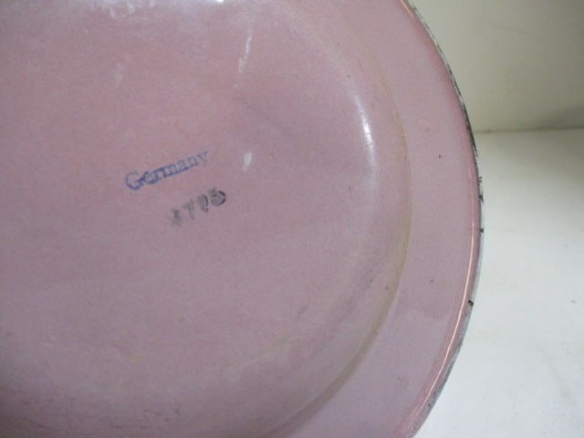 Antique Germany Enamel Child's Cup and Bowl Set and The Sebring Pottery Co. - 10