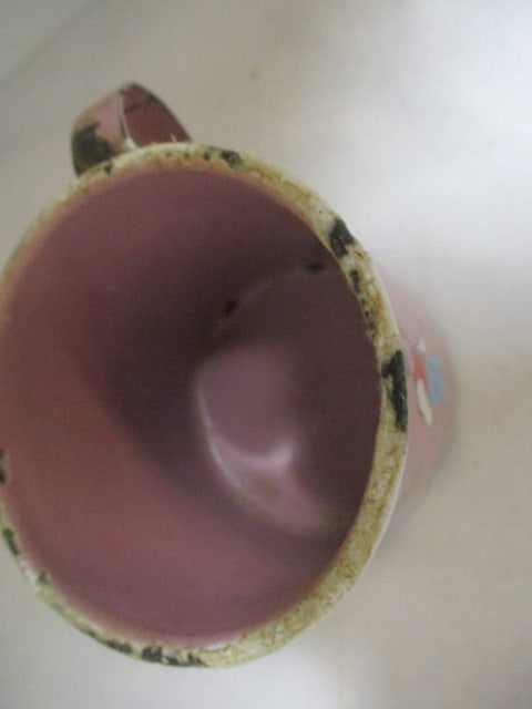 Antique Germany Enamel Child's Cup and Bowl Set and The Sebring Pottery Co. - 13