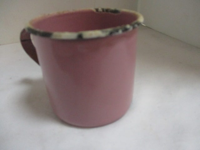 Antique Germany Enamel Child's Cup and Bowl Set and The Sebring Pottery Co. - 14