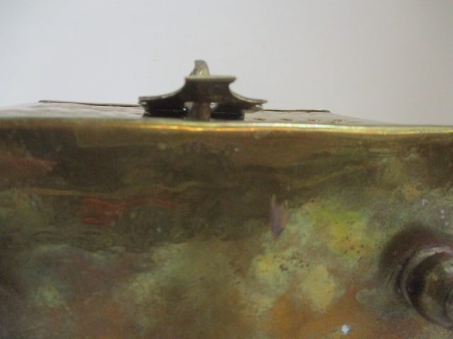 Embossed Brass Cricket Box - 7