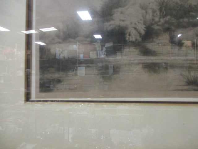 Vintage Framed and Matted Country Side Landscape Print of Etching Pencil Signed - 5