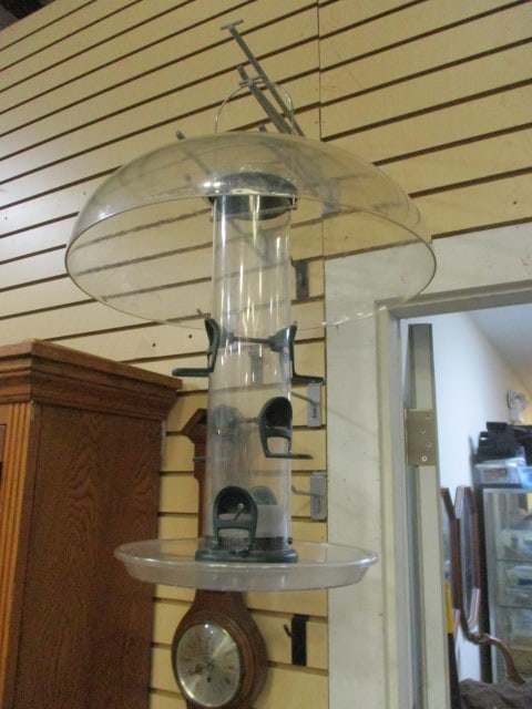 Aspects Tube Bird Feeder with Squirrel Guard Dome Top: approx. 27"h, Local Pickup Only 
