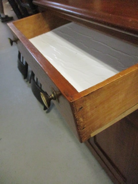 Vintage Solid Wood Dry Sink Cabinet - 6