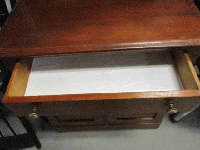 Vintage Solid Wood Dry Sink Cabinet - 7