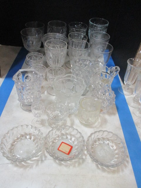 Grouping of Vintage Goblets, Creamers, Cordials, Tidbit Dishes, etc. (1 of 12)