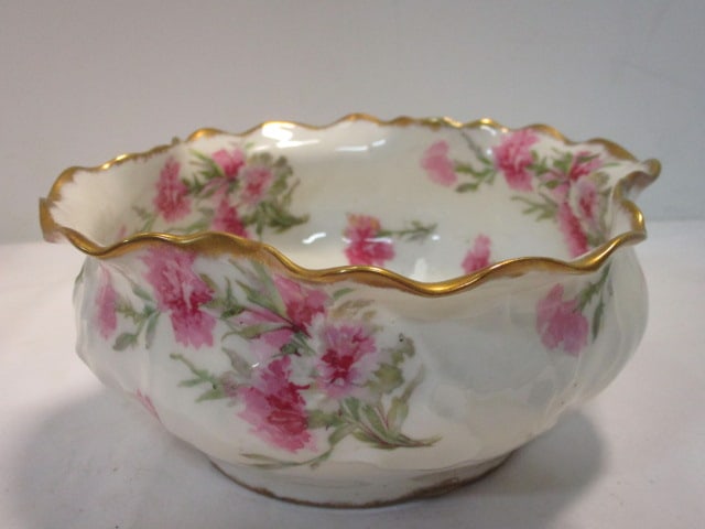 Vintage Handpainted Elite Works Limoges Porcelain Bowl (1 of 6)