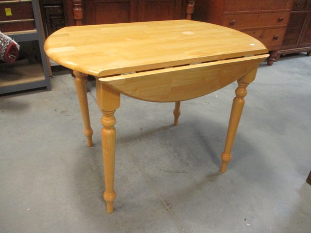 Maple Butcher Block Drop Side Kitchen Table (1 of 5)