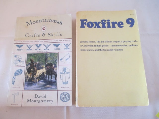 1986 "Foxfire 9" and 1992 "Mountainman Crafts & Skills" Books: . 
