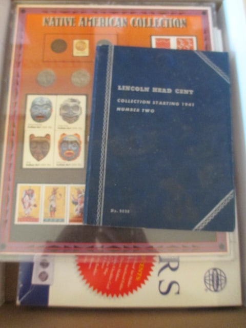 Lincoln Head Cent Binder with Pennies, 1997 "Native American Collection" Page (1 of 5)