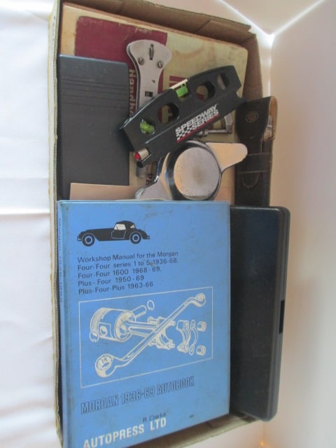 Old Automobile Manuals, Calipers, Vintage Chrome Wire Wheel Knock-Off Spinner Nut (1 of 8)