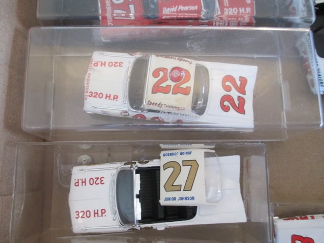 Nine 1:43 Scale Diecast NASCAR 1960's Late Model Driver Cars - 3