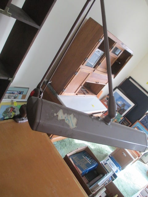 Drafting Table, Task Lamp and Magnifying Lamp - 4