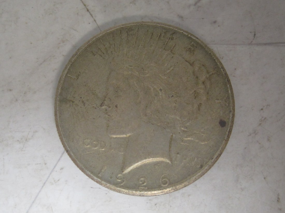 1926 Peace Silver Dollar: . 