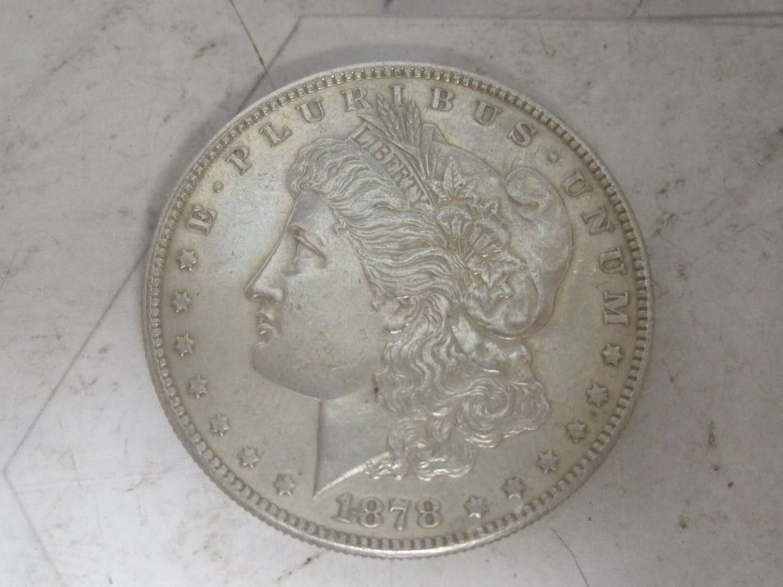 1878-S Morgan Silver Dollar: .