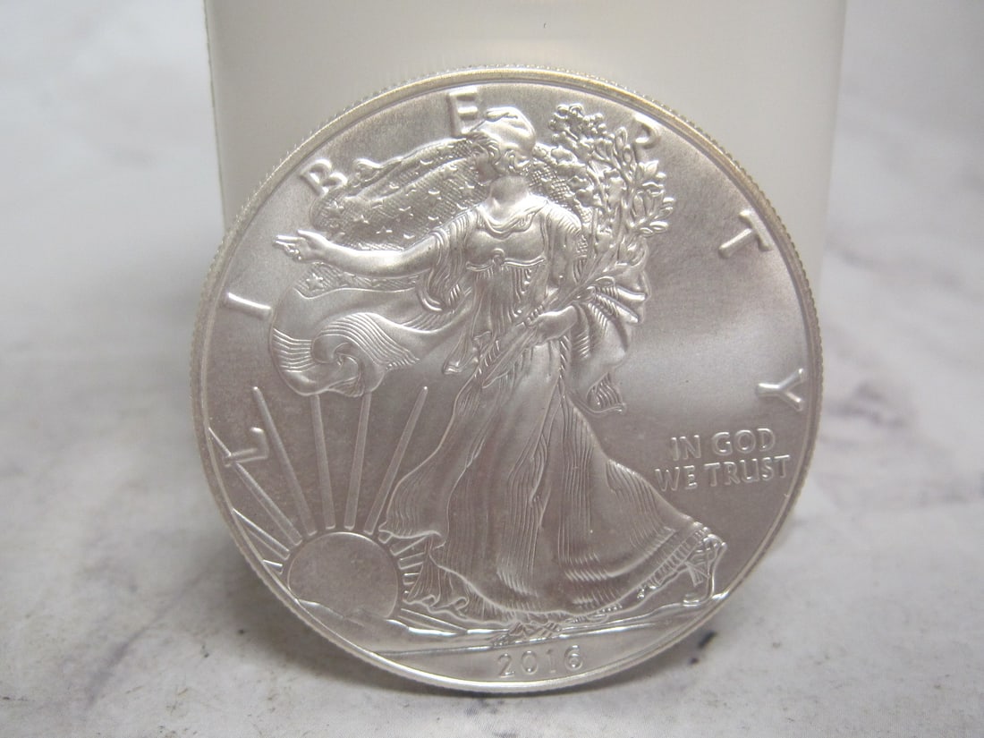 Lot of 20 2016 American Eagle One Troy Oz. .999 Fine Silver Dollars - 2