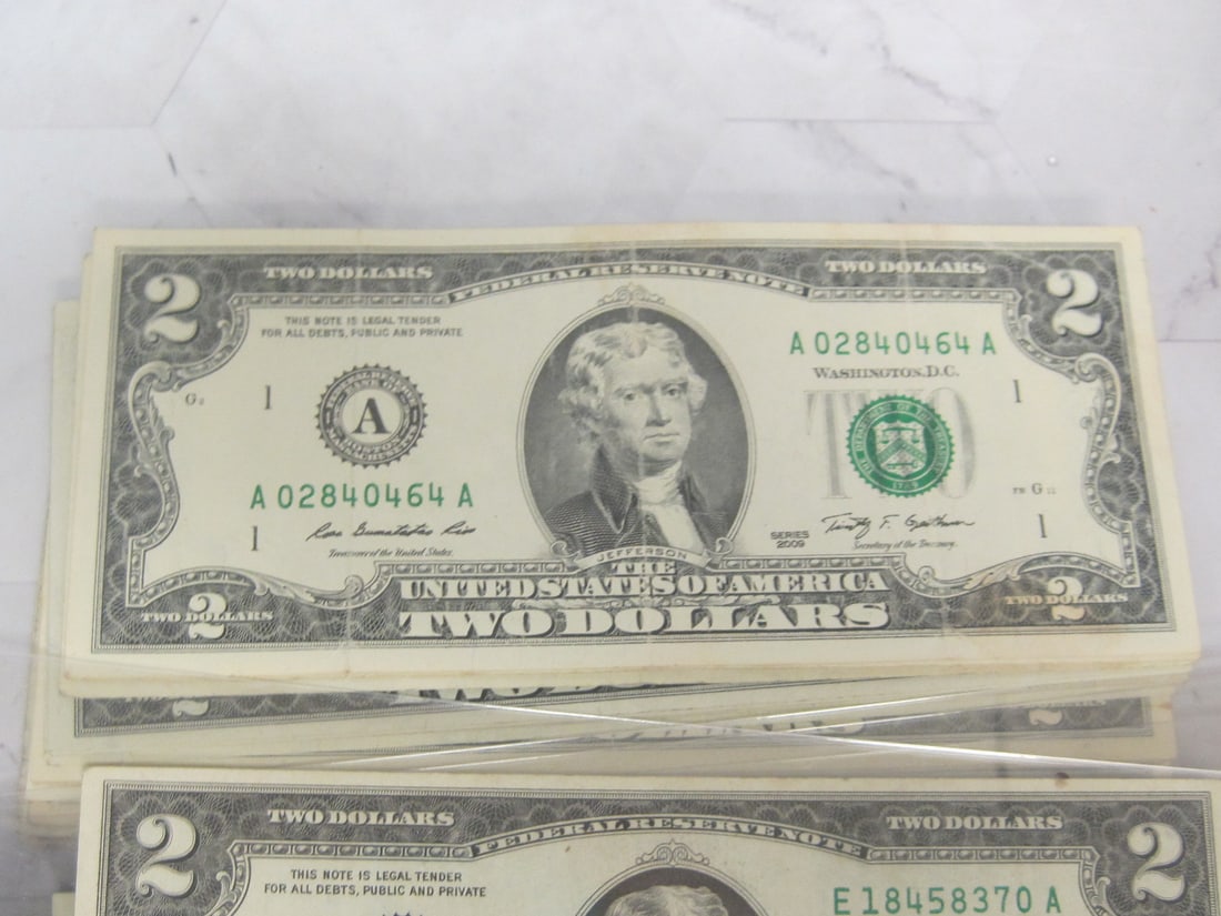 Lot of 67 $2 Bills - 6