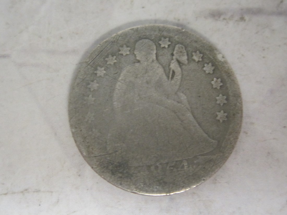 1854-O Dime with Arrows: . 