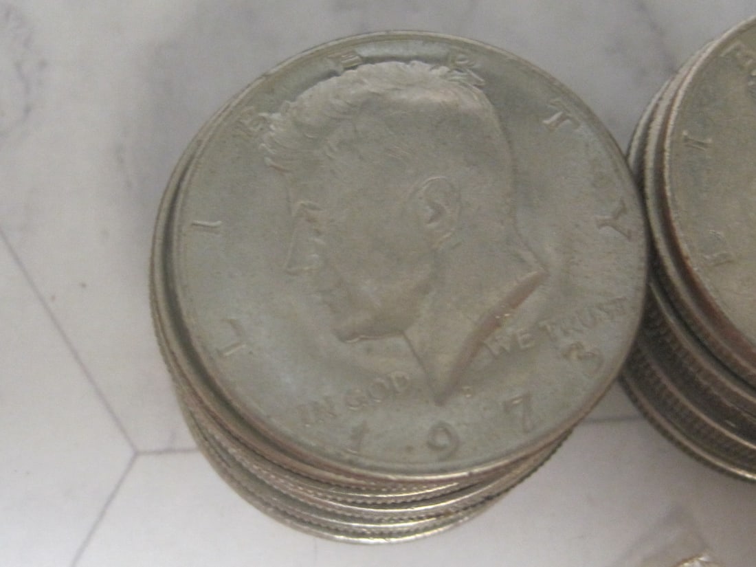 Lot of 25 Kennedy Half Dollars - 3