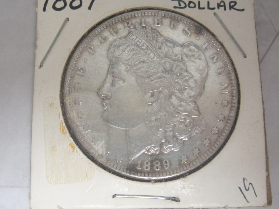 1889 Morgan Silver Dollar: . 