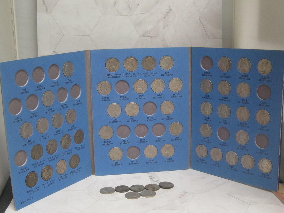 Lot of 54 Jefferson Nickels (1 of 5)
