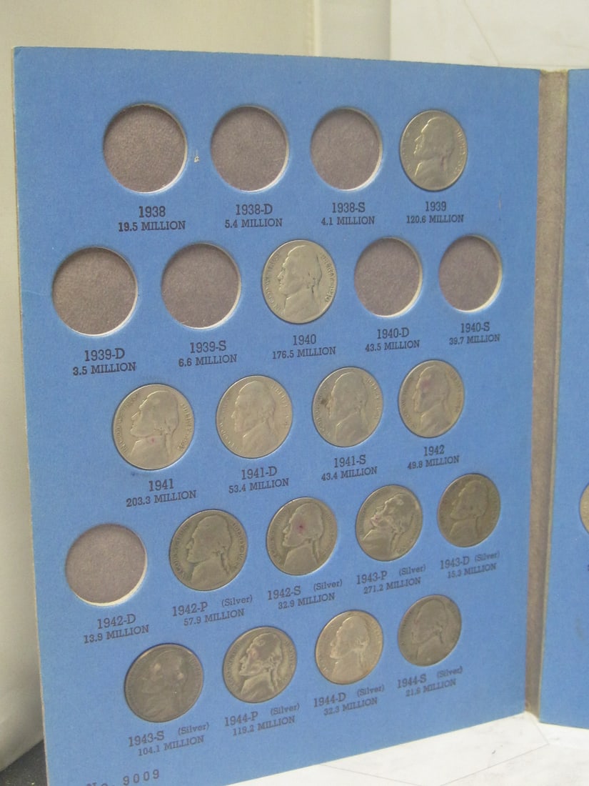 Lot of 54 Jefferson Nickels - 2