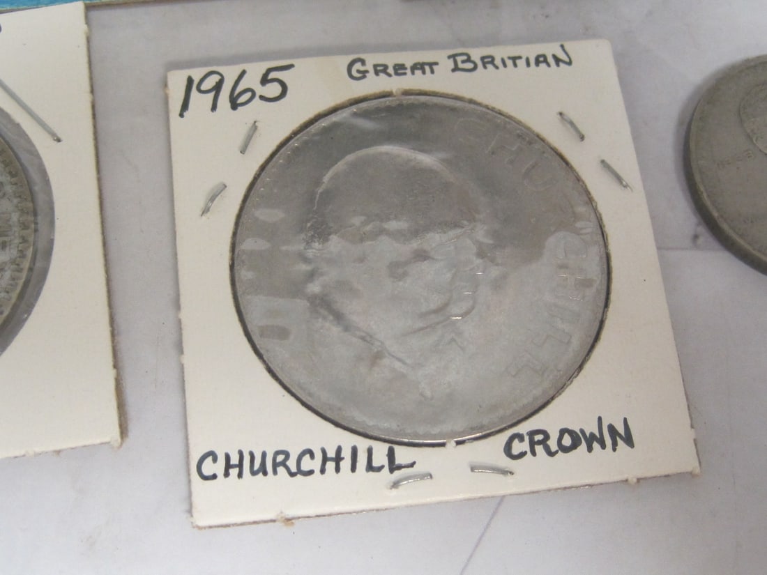Lot of Foreign Coins & Currency - 3
