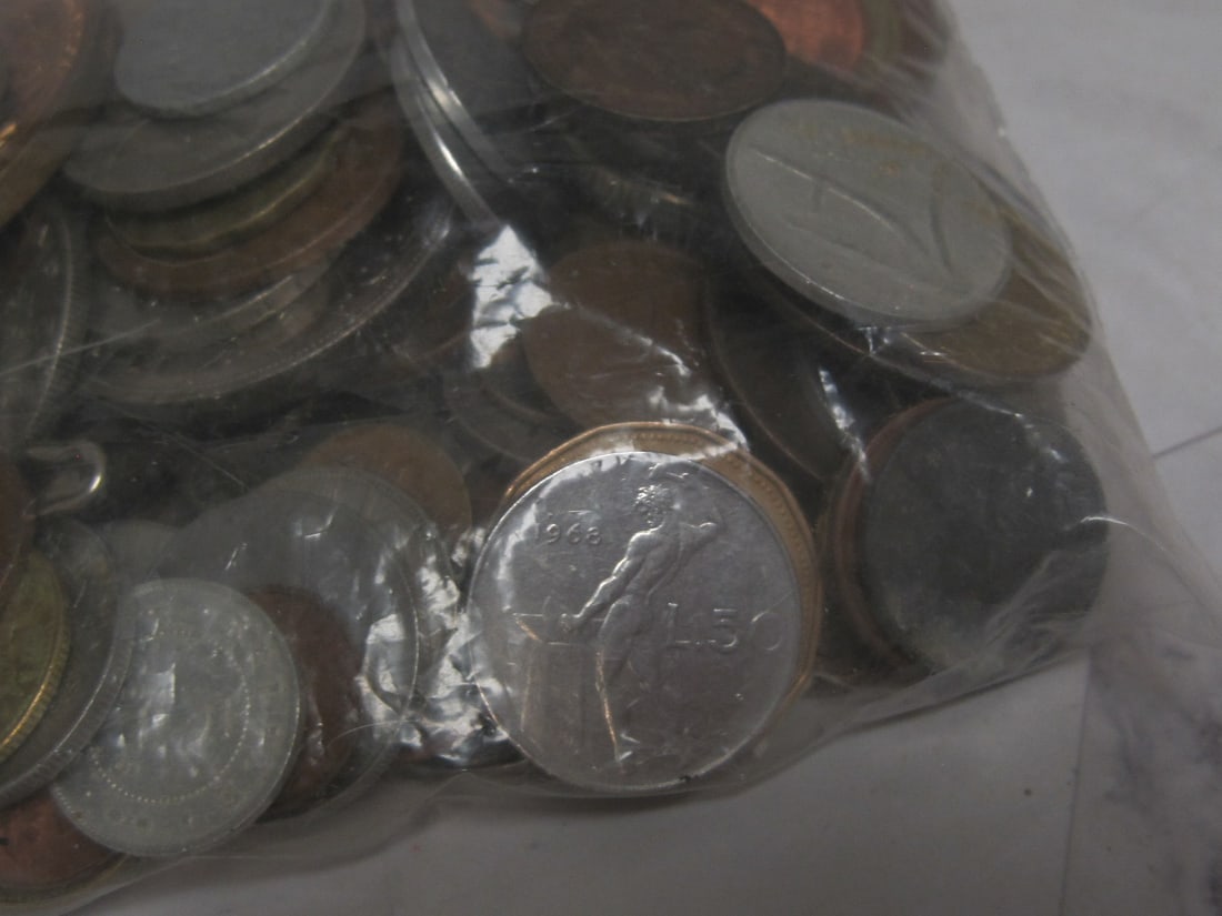 Unsearched Bag of Foreign Coins - 6