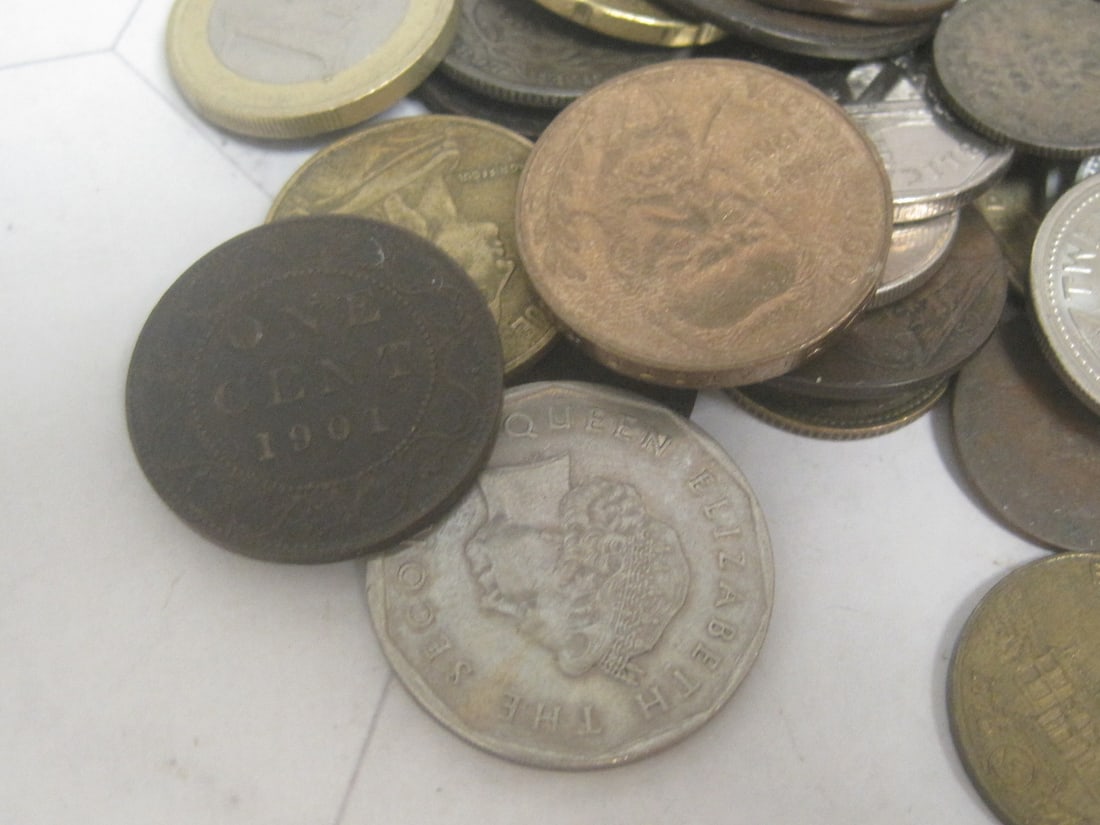Large Lot of Foreign Coins - 2