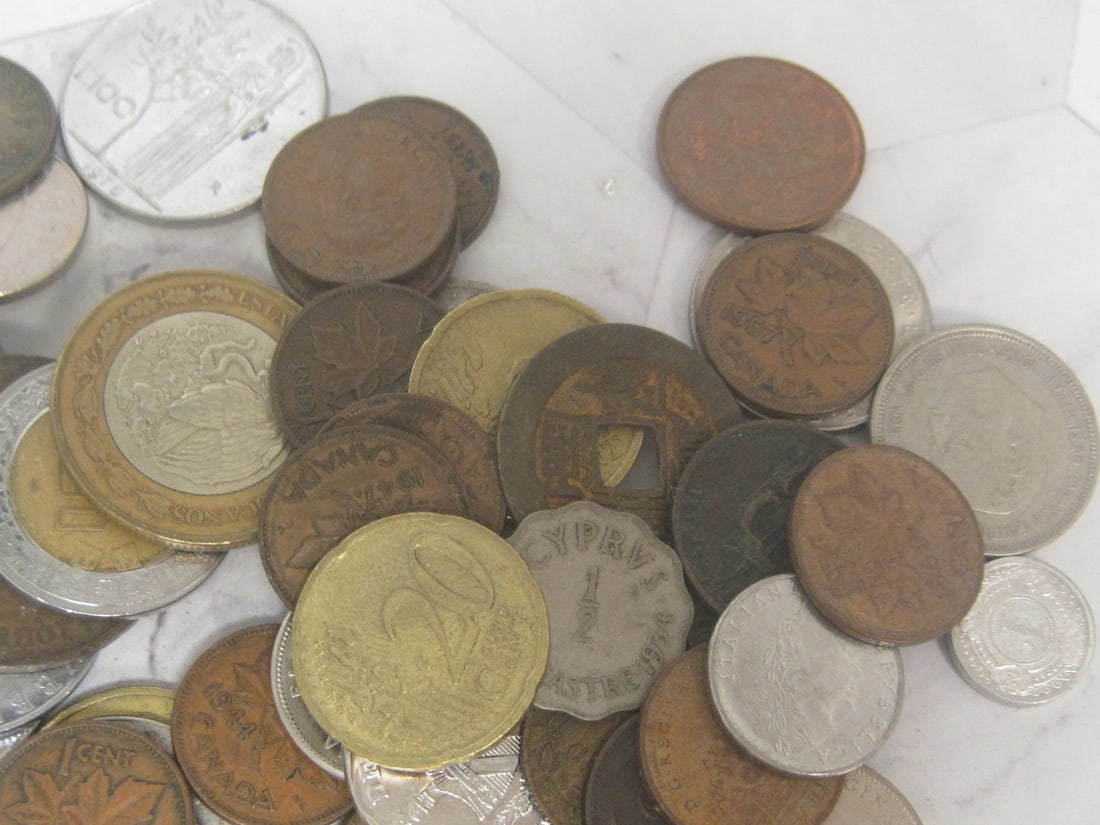 Large Lot of Foreign Coins - 4