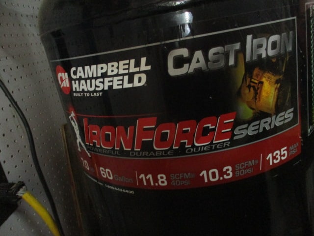 Campbell Hausfeld Cast Iron 60 Gallon Compressor - 11
