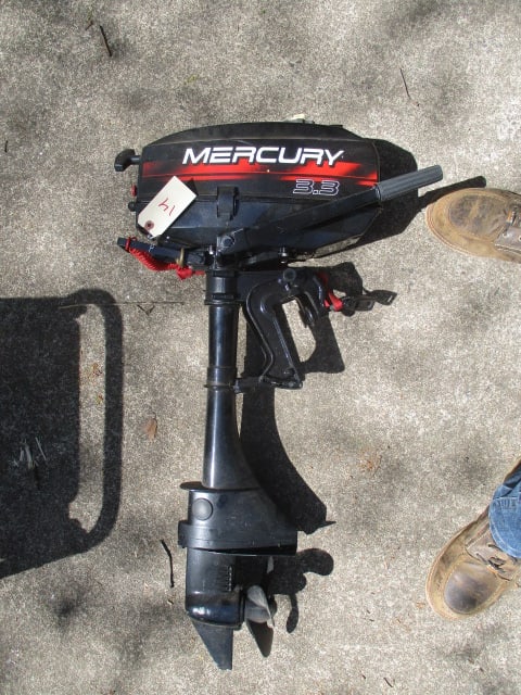 Mercury 3.3 Outboard Motor: Serial OD996523 