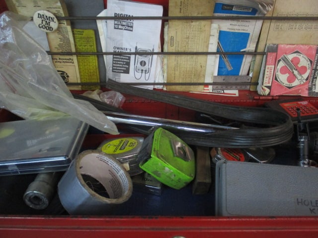 Daytona Rolling 4 Drawer Tool Base with Craftsman Topper Tool Box - 2