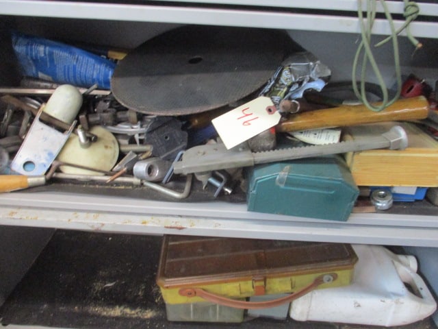 Metal Cabinet with Fold Down Doors - 3