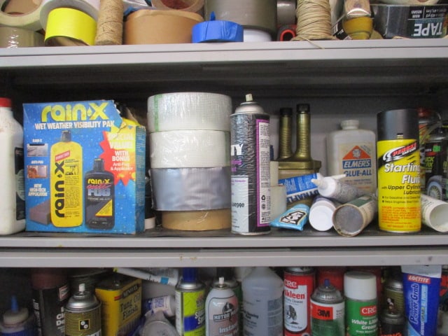 Metal Cabinet with Fold Down Doors - 6