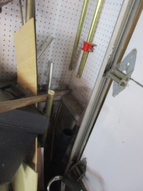 Corner Lot of Metal Racks, Clamps, Metal Flashing - 3