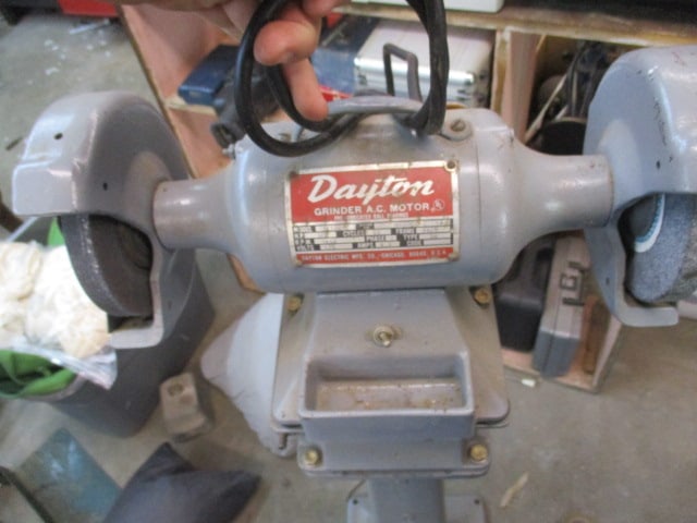 Dayton 1/3 HP Grinder 6" on Metal Stand - 2