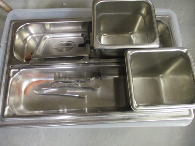 Volrath Steam Table/Salad Table Stainless Steel Pans: . 